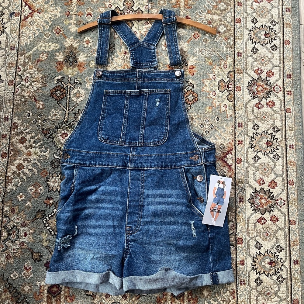 Denim overalls